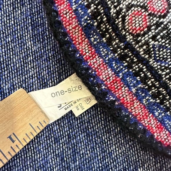 Multicolored Waterfall Sweater Cardigan Shawl One Size - Picture 4 of 7